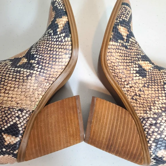 STEVE MADDEN Camryn Snakeskin Booties - Picture 7 of 11
